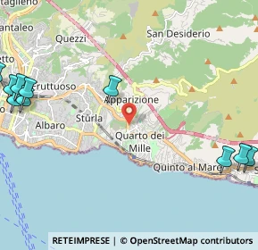 Mappa Via dello Zucco, 16147 Genova GE, Italia (3.47273)