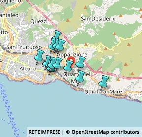 Mappa Via dello Zucco, 16147 Genova GE, Italia (1.2475)