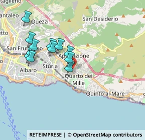 Mappa Via dello Zucco, 16147 Genova GE, Italia (1.79417)