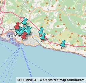 Mappa Via dello Zucco, 16147 Genova GE, Italia (3.52167)