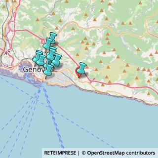 Mappa Via dello Zucco, 16147 Genova GE, Italia (3.83308)