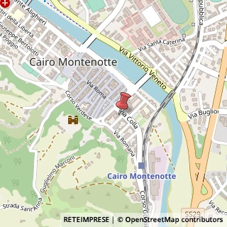 Mappa Via Andrea Colla, 6, 17014 Cairo Montenotte, Savona (Liguria)