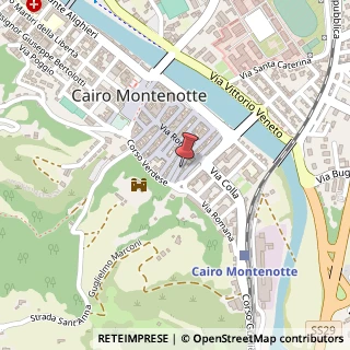 Mappa Via Aurelio Saffi, 53, 17014 Cairo Montenotte, Savona (Liguria)