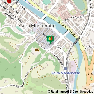 Mappa Via Aurelio Saffi, 53, 17014 Cairo Montenotte, Savona (Liguria)