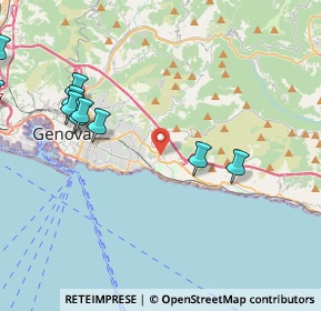 Mappa Via Stefano Turr, 16147 Genova GE, Italia (5.42545)