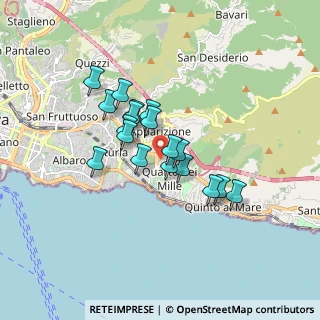 Mappa Via Stefano Turr, 16147 Genova GE, Italia (1.29833)