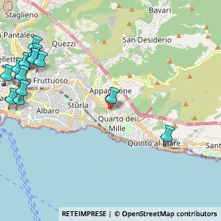Mappa Via Stefano Turr, 16147 Genova GE, Italia (3.40286)