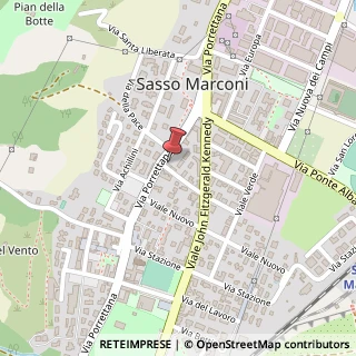 Mappa Via Giuseppe Garibaldi, 1, 40037 Sasso Marconi, Bologna (Emilia Romagna)