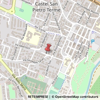 Mappa Piazzale dante 16, 40024 Castel San Pietro Terme, Bologna (Emilia Romagna)