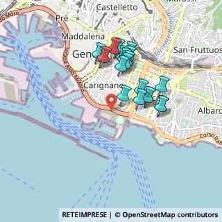 Mappa Via dei Pescatori, 16128 Genova GE, Italia (0.794)