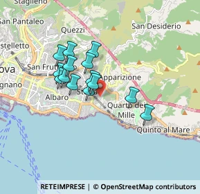 Mappa Via Brigata Salerno, 16147 Genova GE, Italia (1.35143)