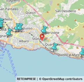 Mappa Via Brigata Salerno, 16147 Genova GE, Italia (3.42846)