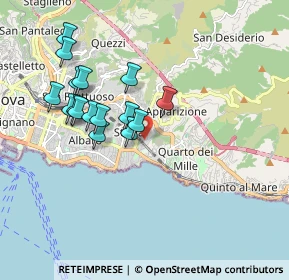 Mappa Via Italo D'Eramo, 16147 Genova GE, Italia (1.7225)