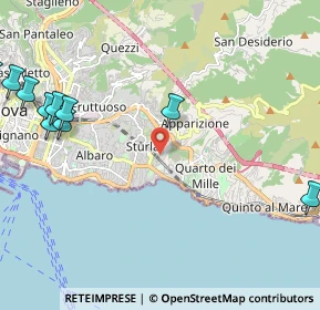 Mappa Via Italo D'Eramo, 16147 Genova GE, Italia (3.2725)