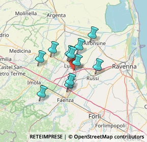 Mappa Via Pilastrino, 48032 Cotignola RA, Italia (9.51727)