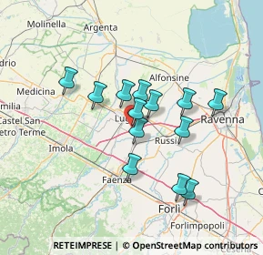 Mappa Via Pilastrino, 48032 Cotignola RA, Italia (11.40154)