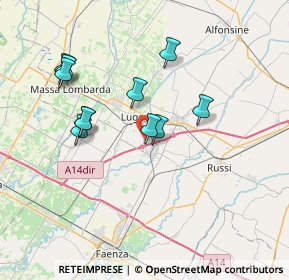 Mappa Via Pilastrino, 48032 Cotignola RA, Italia (6.69)