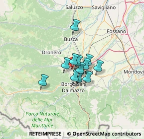 Mappa Via Cristoforo Colombo, 12010 Bernezzo CN, Italia (7.31333)