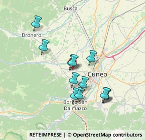 Mappa Via Cristoforo Colombo, 12010 Bernezzo CN, Italia (6.46583)