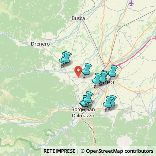 Mappa Via Divisione Cuneense, 12010 Cervasca CN, Italia (6.13083)