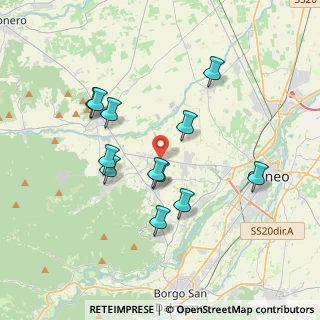 Mappa Via Divisione Cuneense, 12010 Cervasca CN, Italia (3.44333)