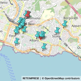Mappa Via F. D. Guerrazzi, 16146 Genova GE, Italia (1.0835)