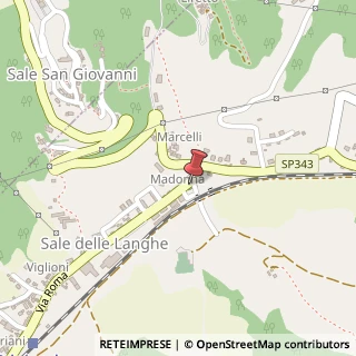 Mappa Via Roma, 43, 12070 Sale delle Langhe, Cuneo (Piemonte)