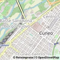 Mapa Cuneo
