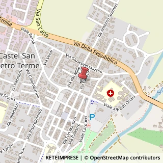Mappa Via Camillo Benso Conte di Cavour, 61, 40024 Castel San Pietro Terme, Bologna (Emilia Romagna)