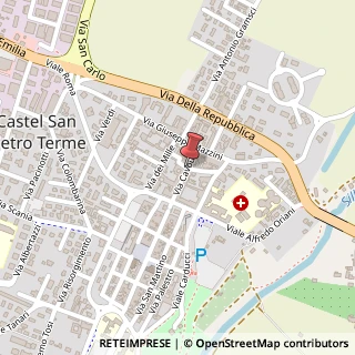 Mappa Via cavour 1, 40024 Castel San Pietro Terme, Bologna (Emilia Romagna)