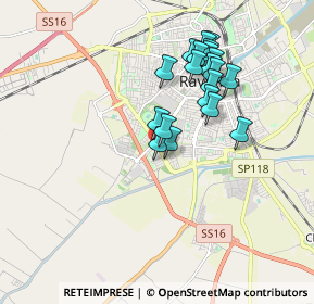 Mappa Via Luigi Vanvitelli, 48124 Ravenna RA, Italia (1.6385)