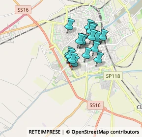 Mappa Viale Leon Battista Alberti, 48124 Ravenna RA, Italia (1.281)