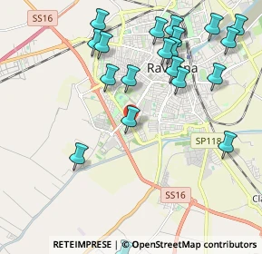Mappa Viale Leon Battista Alberti, 48124 Ravenna RA, Italia (2.419)
