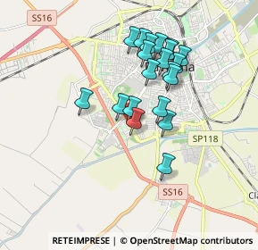 Mappa Viale Leon Battista Alberti, 48124 Ravenna RA, Italia (1.534)