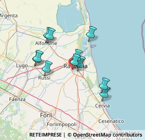 Mappa Viale Leon Battista Alberti, 48124 Ravenna RA, Italia (11.95455)