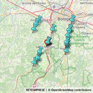 Mappa Via degli Andreani, 40037 Sasso Marconi BO, Italia (6.3155)