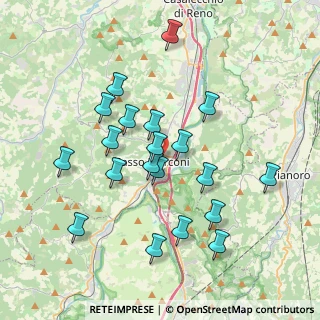 Mappa Via degli Andreani, 40037 Sasso Marconi BO, Italia (3.6855)