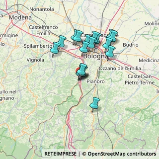Mappa Via degli Andreani, 40037 Sasso Marconi BO, Italia (11.93889)