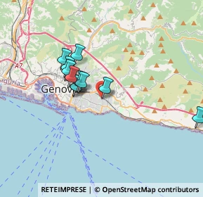 Mappa Via Giorgio Parodi, 16146 Genova GE, Italia (3.94846)