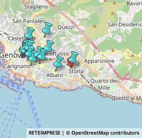 Mappa Via Giorgio Parodi, 16146 Genova GE, Italia (2.164)