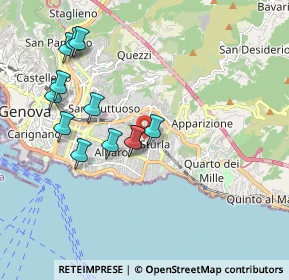 Mappa Via Giorgio Parodi, 16146 Genova GE, Italia (1.91333)