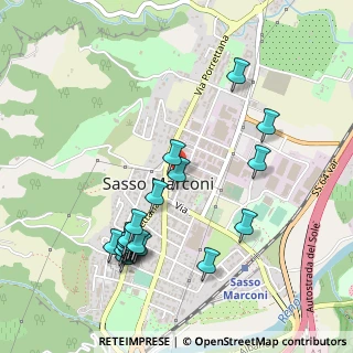 Mappa Via Cà Bura, 40037 Sasso Marconi BO, Italia (0.5405)