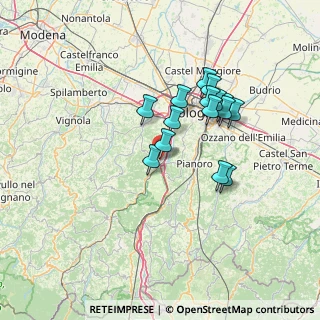 Mappa Via Cà Bura, 40037 Sasso Marconi BO, Italia (11.66933)