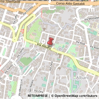 Mappa Via albaro 51/r, 16145 Genova, Genova (Liguria)