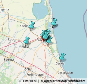 Mappa Via Chiarissimo Falconieri, 48124 Ravenna RA, Italia (6.92083)