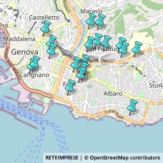 Mappa Piazza Palermo, 16129 Genova GE, Italia (0.9555)