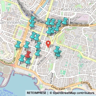 Mappa Piazza Palermo, 16129 Genova GE, Italia (0.4595)
