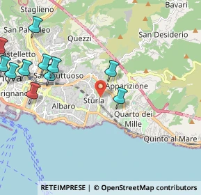 Mappa Sturla, 16147 Genova GE, Italia (2.69636)