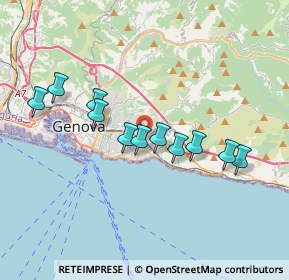 Mappa Via Sibilla Mertens, 16147 Genova GE, Italia (3.25455)