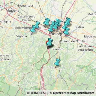 Mappa Via dell'Artigiano, 40037 Sasso Marconi BO, Italia (11.94889)